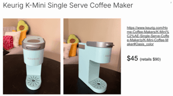 Keurig K-Mini Single Serve Coffee Maker 1