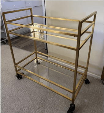 IKEA GROERYD Utility cart, bronze color 1