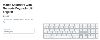 New Apple Magic Keyboard 1