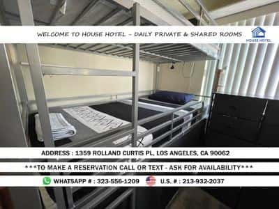 Bunk Bed Space - (Shared Room) 1