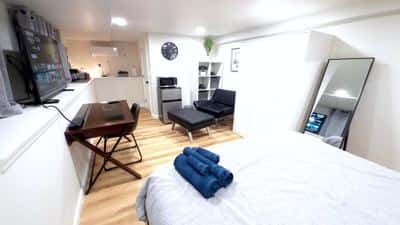 Quiet Private Bedroom + Office + Gigabit Wi-Fi 4