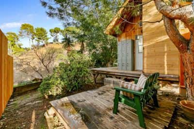 Private cabin with hillside views 7