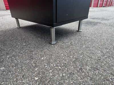 Black Makeup Vanity with Hollywood Mirror (Built-in Bluetooth Speakers & LED Lig 8
