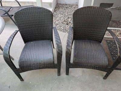 LAWN CHAIRS STACKABLE STURDY COMFY 1