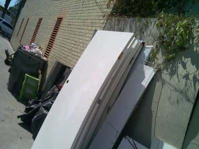 Wood 2 by 4, 10 Doors, 50 Metal Sports Bars boxes, Paint, Pool supply 2