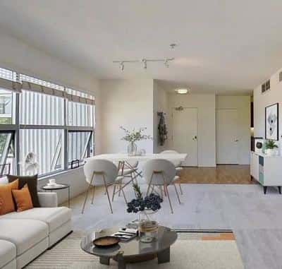 Forth and U Apartments with Wood Style Floors and Quartz Counters 2