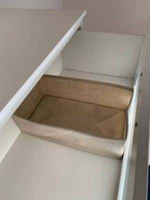 white 4-drawer Ikea dresser 2