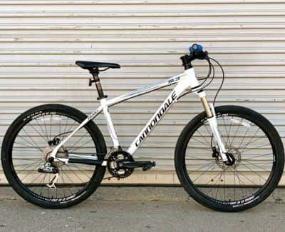 Cannondale Trail SL3 Mountain Bike - White/Blue - Medium - 27-Speed Hy 1