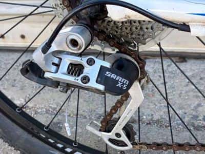 Cannondale Trail SL3 Mountain Bike - White/Blue - Medium - 27-Speed Hy 4