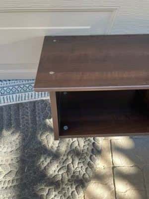 Wall hung cubby shelves 2