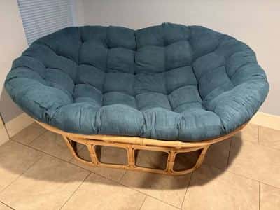 Papasan Chair and Cushion 1
