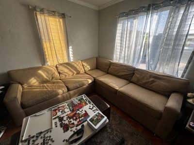 Free L shaped couch- 2 pieces 1