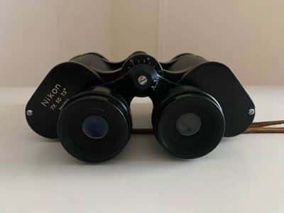Nikon 7x50 Binoculars – 7.3° Field, Vintage Optics + Case - JAPAN 3