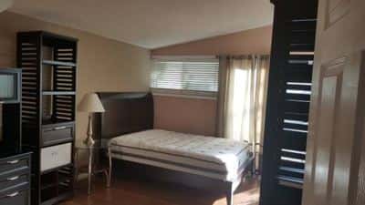 Furnished Master bedroom with private bathroom and private entrance 1