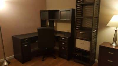 Furnished Master bedroom with private bathroom and private entrance 5