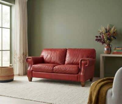 Pretty red couch 1