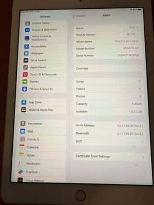 Apple iPad Pro 9.7 inch 128GB With Free Apple Pencil 2
