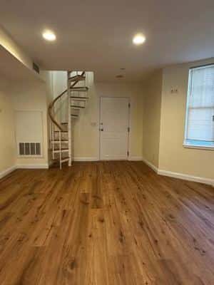 Entire 1st floor in two-story 3BD/2BR, 12 month lease 1