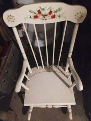 Vintage Provincial Child's Rocking CHAIR 1