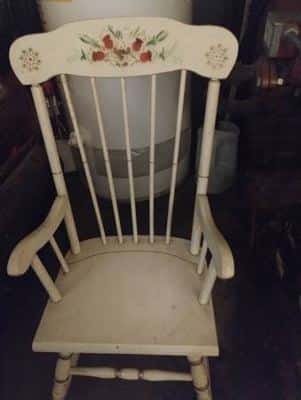 Vintage Provincial Child's Rocking CHAIR 2