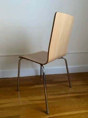 Allermuir Bentwood Chair with Welded Steel Chrome Frame - Mid-Century 6