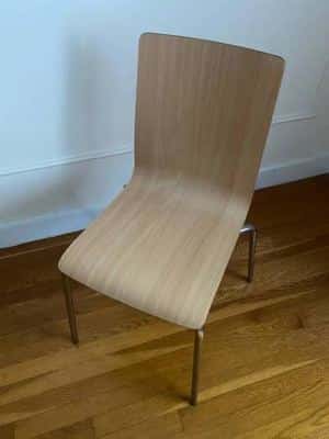 Allermuir Bentwood Chair with Welded Steel Chrome Frame - Mid-Century 8
