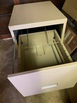 Two Drawer Metal File Cabinet 1
