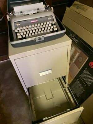 Two Drawer Metal File Cabinet 3