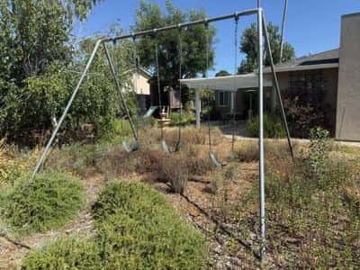 Free Galvanized Metal Swing Set, Park Grade 1