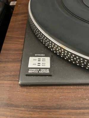 Vintage Pioneer PL-55 Direct Drive Turntable - Fully tested & working - cracked 3