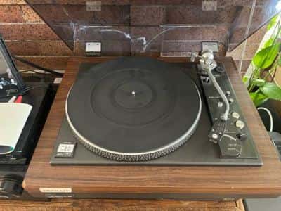 Vintage Pioneer PL-55 Direct Drive Turntable - Fully tested & working - cracked 4