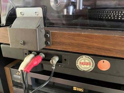 Vintage Pioneer PL-55 Direct Drive Turntable - Fully tested & working - cracked 7