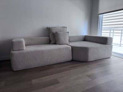Boucle Sofa Oversized Sectional 3