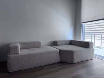 Boucle Sofa Oversized Sectional 1