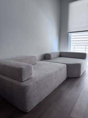 Boucle Sofa Oversized Sectional 2