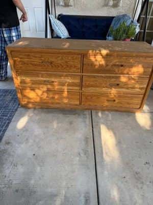 FREE Vintage oak bedroom set 7