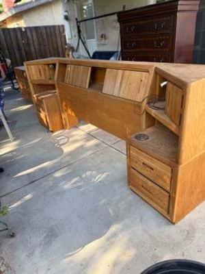 FREE Vintage oak bedroom set 5
