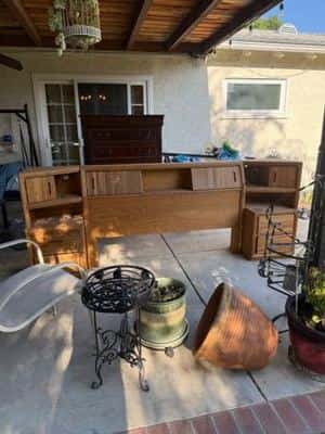 FREE Vintage oak bedroom set 1