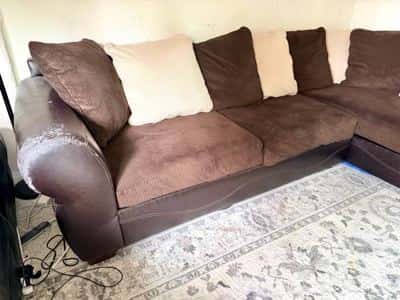 Free Ashley original sectional sofa with chaise 4