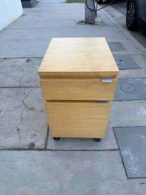 Curb alert: IKEA rolling file cabinet / bedside table 1