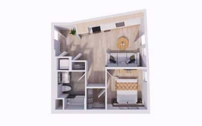 Quartz Countertops, Controlled Access Community, 1/bd 8