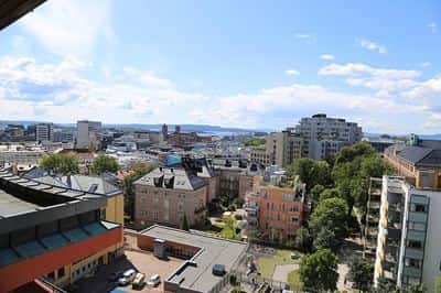 Unik toppleilighet med 3 terrasser og 2 soverom 1