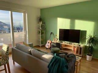Korttidsleie (short-term rental): lys og moderne møblert 3-roms med utsikt over hele byen (5-6 mnd.) 6