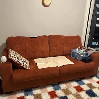 Ashley furniture sleeper sofa with pull out queen bed barely used 1