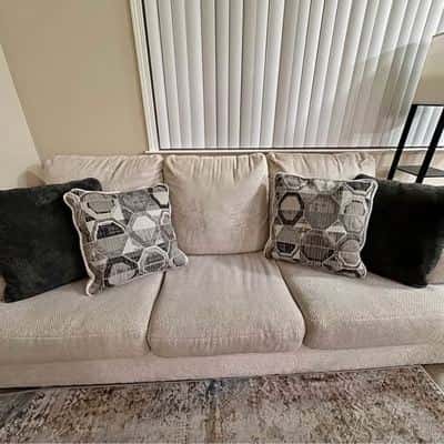 Ashley Furniture Karinne Sofa – Beige (Great Condition) 1