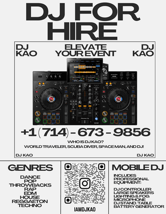 Unleash the Ultimate Party Experience: Stanford's DJ KAO 1