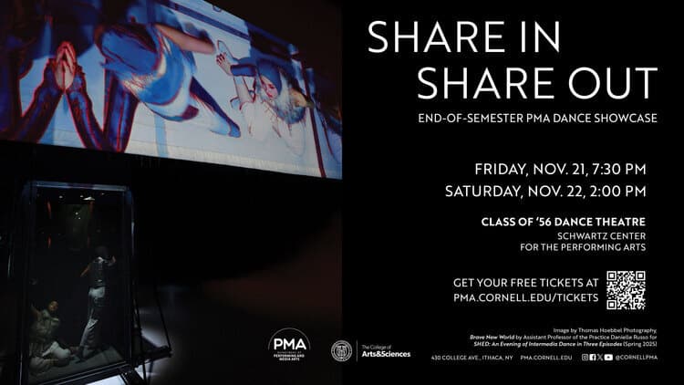 Share In/Share Out: End-of-Semester PMA Dance Showcase