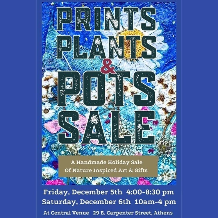 Prints, Plants, & Pots Sale