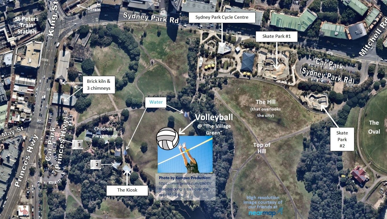 Volleyball. Sydney Park. ALL Levels. MUST RSVP. Beginners Welcome