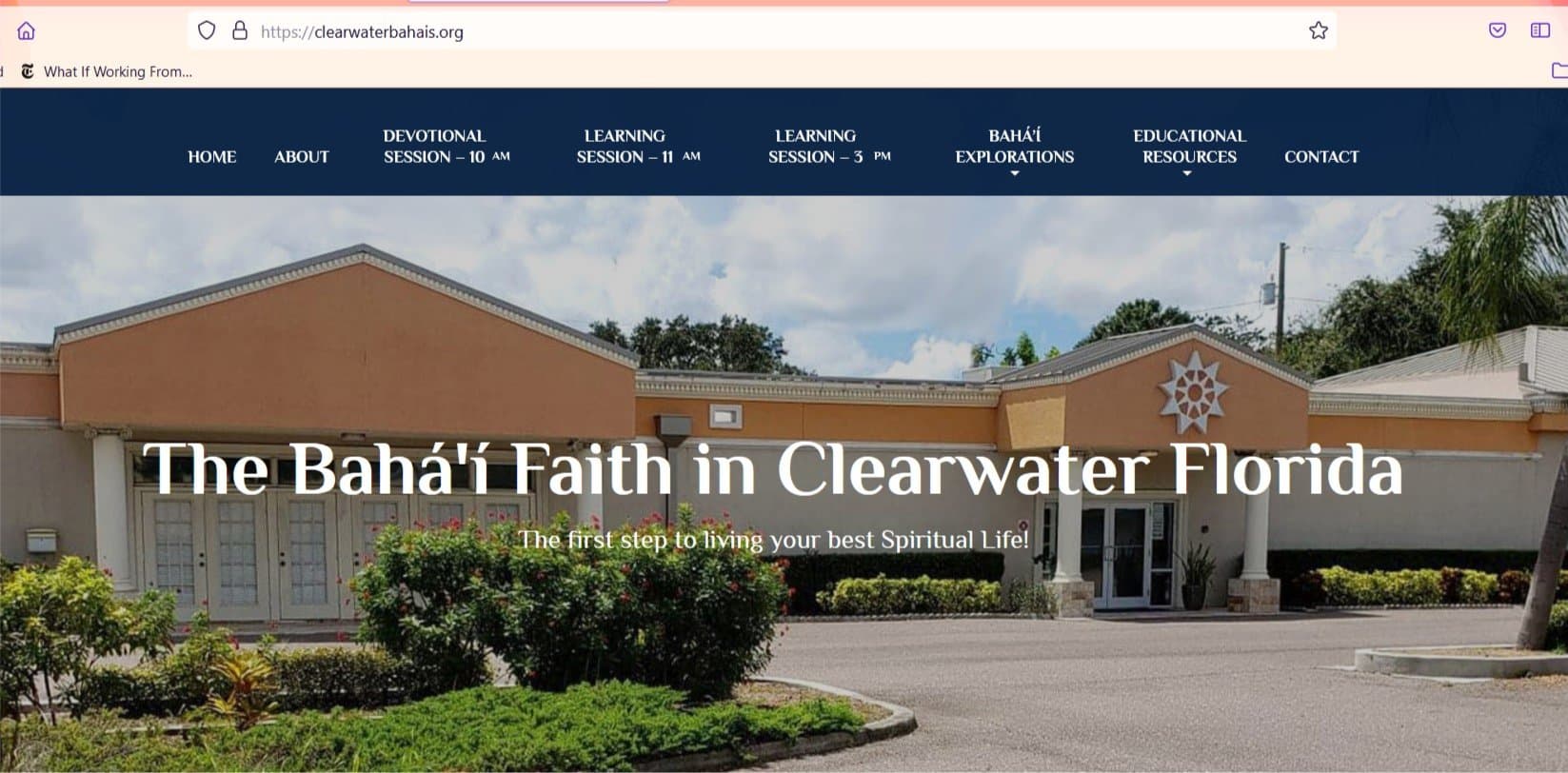 ONLINE ~Bahá'í Faith INTRO and Spirituality Discussion Group Meeting in Florida